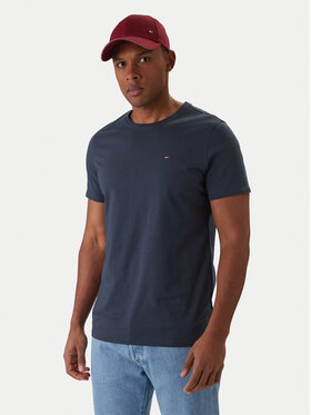 Tommy Jeans Tommy Jeans T-Shirt DM0DM04411 Dunkelblau Slim Fit