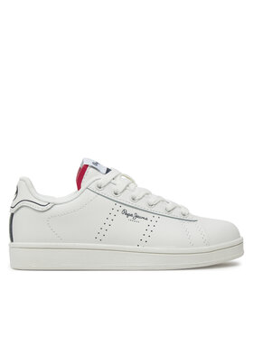 Pepe Jeans Sneakersy Pepe Jeans Player Basic B PBS00001 Biela