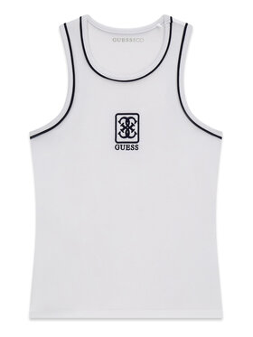 Guess Guess Top J6GI11 K6YW4 Blanco Regular Fit