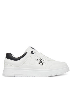 Calvin Klein Jeans Sneakersy Calvin Klein Jeans Low Cut Lace-Up Sneaker V3X9-82090-1355 S Bílá