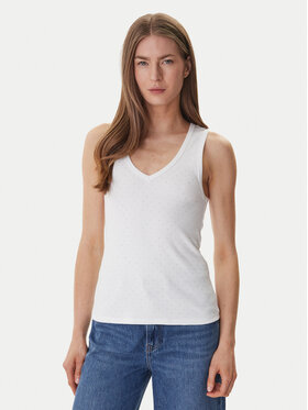DKNY DKNY Top DJ6T1730 Blanco Slim Fit