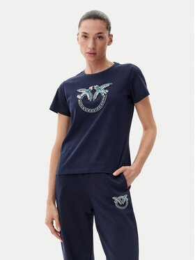 PINKO PINKO Футболка Quentin 100535 A2G7 Cиній Regular Fit