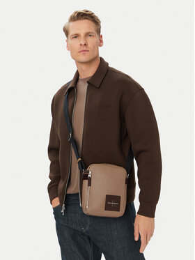 Calvin Klein Válltáska Calvin Klein Bold Pebble Ssnl Simple Reporter LV04D3624G Bézs