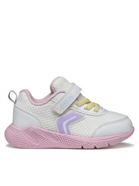 Geox Sneakersy Geox B Sprintye Girl B454TD 01454 C0406 Biela