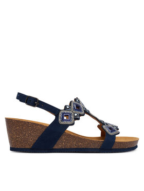 Scholl Босоніжки Scholl Tulum T-Bar MF00689 Cиній