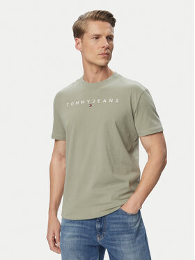 Tommy Jeans Tommy Jeans Camiseta DM0DM20744 Verde Regular Fit