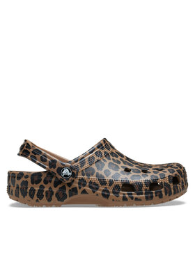 Crocs Шльопанці Crocs Classic Animal Clog 211800 Коричневий