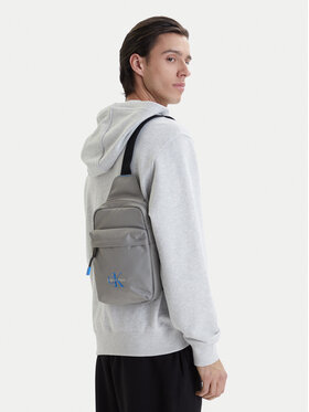 Calvin Klein Мъжка чантичка Calvin Klein Bold Sling LV04D3300G Сив