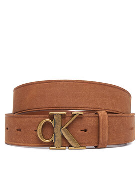 Calvin Klein Cintura Calvin Klein Ck Buckle Suede 35Mm Fixed LV04D7126G Marrone