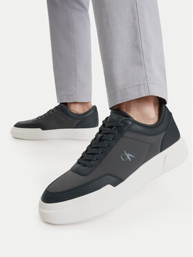 Calvin Klein Sneakers Calvin Klein Chunky Cups Laceup Oxf Mix Mat HM0HM02326 Bleumarin