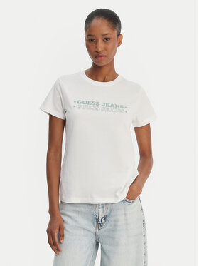 Guess Jeans Guess Jeans Camiseta W6GIC5 K8HM0 Blanco Regular Fit
