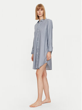 Selmark Selmark Camisón Corba Tera P7363 Azul Regular Fit