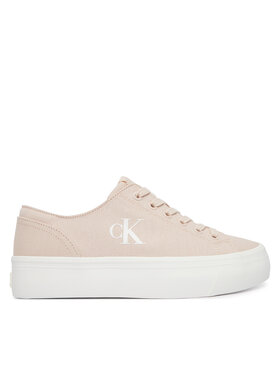 Calvin Klein Jeans Sneakers Calvin Klein Jeans Vulc Flatform Low Canvas Mg YW0YW01763 Rosa