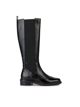 Geox Čizme ispod koljena Geox D Walk Pleasure D36TGH 04948 C9999 Crna