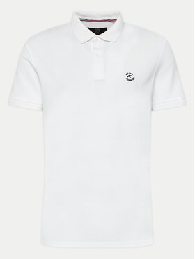 INDICODE INDICODE Polo Wadim 40-913 Bijela Slim Fit