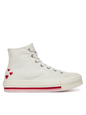 Converse Kedas Converse Chuck Taylor All Star Lift Valentine'S Day Platform A10716C Bēšs