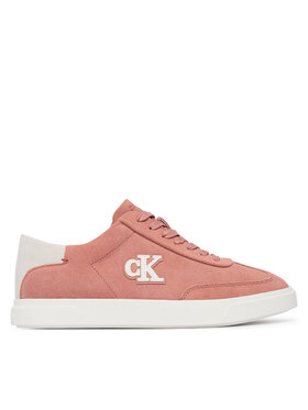 Calvin Klein Sneakersy Calvin Klein Low Pro Cups Wt Suede Mg HW0HW03144 Růžová