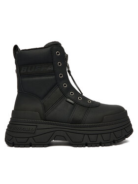Buffalo Черевики Buffalo Fusion Front Zip 1270130 Чорний