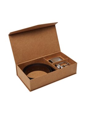 Jack & Jones Pánsky opasok Jack & Jones 12246672 Čierna