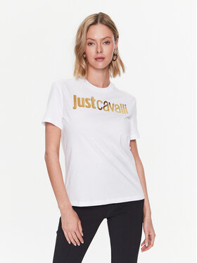 Just Cavalli Just Cavalli Футболка 74PBHF00 Білий Regular Fit