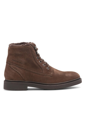 GINO ROSSI Šnurovacia obuv Gino Rossi FERYD-24 MI08 Hnedá