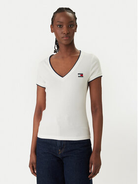 Tommy Jeans Tommy Jeans Camiseta DW0DW22275 Blanco Slim Fit