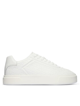 Calvin Klein Sneakersy Calvin Klein Beasket Cup Oxf Lup Hf Aop Lth HM0HM02132 Bílá