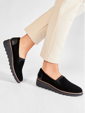 Clarks Туфлі Clarks Sharon Dolly 261558194 Чорний