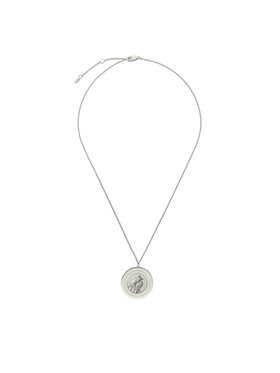 Fossil Náhrdelník Fossil Harlow Locket JF04737040 Strieborná