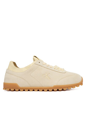 Calvin Klein Laisvalaikio batai Calvin Klein Low Profile Run Mg Sue Db Laces HW0HW03150 Geltona