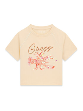 Guess Guess Camiseta J6GI08 K8HM4 Naranja claro Regular Fit