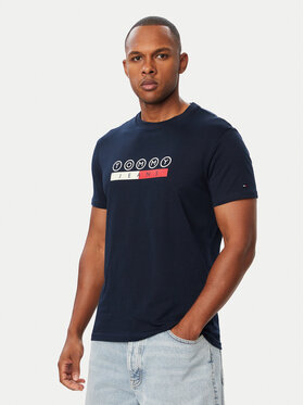 Tommy Jeans Tommy Jeans Camiseta Dna Play DM0DM23715 Azul marino Slim Fit