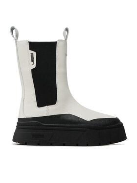 Puma Členková obuv s elastickým prvkom Puma Mayze Stack Chelsea Wns 386272 01 Biela