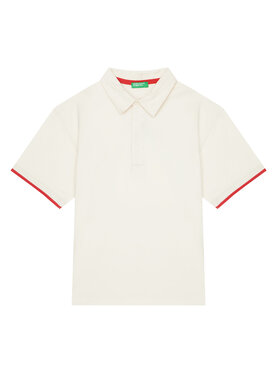 United Colors Of Benetton United Colors Of Benetton Поло 3MI5C301U Бежевий Relaxed Fit
