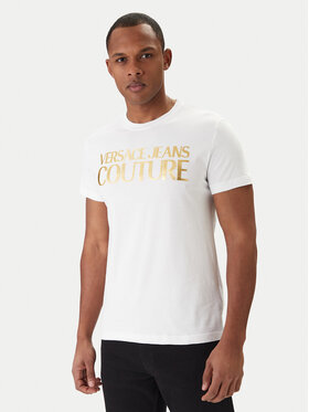 Versace Jeans Couture Versace Jeans Couture Camiseta 80GAHT00 CJ00T Blanco Regular Fit