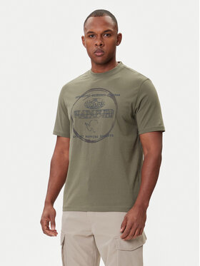 Napapijri Napapijri Camiseta S-Bald NP0A88SF Verde Regular Fit