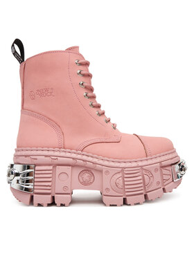 NEW ROCK Šnurovacia obuv NEW ROCK M-WALL083C-C11 Ružová