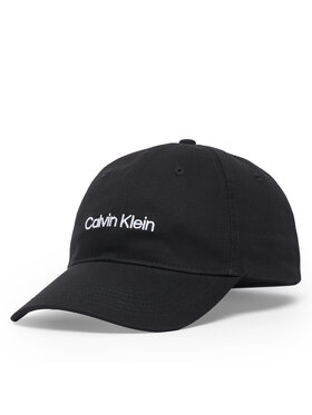 Calvin Klein Șapcă Calvin Klein Titlecase Embroidery LV04D5003G Negru