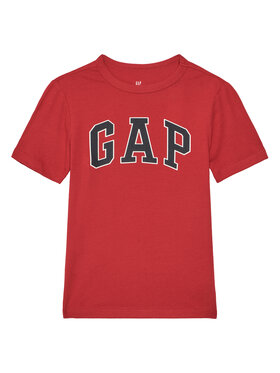 Gap Gap Majica 708370-00 Rdeča Regular Fit