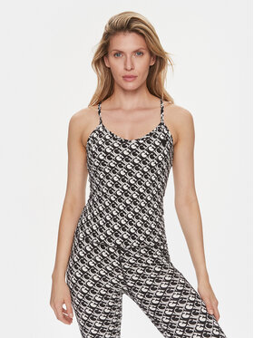 Guess Guess Топ V3GP01 MC03W Чорний Slim Fit