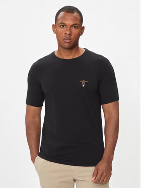 Aeronautica Militare Aeronautica Militare Футболка AM1UTI001 Чорний Regular Fit