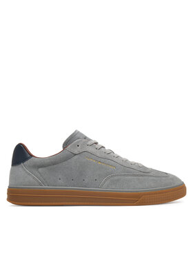 Tommy Hilfiger Sneakersy Tommy Hilfiger Th Lo Lux Suede Sneaker FM0FM05997 Šedá