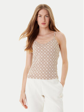 Guess Guess Топ V5YP11 MC03W Бежевий Slim Fit