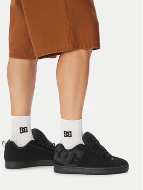 DC Shoes Sportcipők DC Shoes EO-COURT GRAFFIK BEVELED DC06035001 Fekete