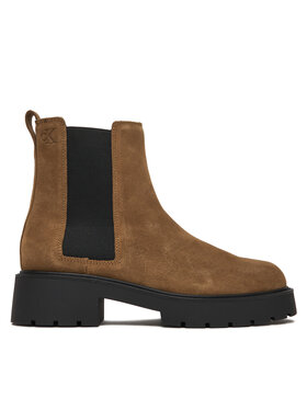 Calvin Klein Jeans Jātnieku stila puszābaki Calvin Klein Jeans Chunky YW0YW02071 Bēšs