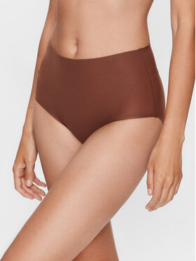 Chantelle Chantelle Klasične spodnje hlačke z visokim pasom Soft Stretch C26470 Rjava