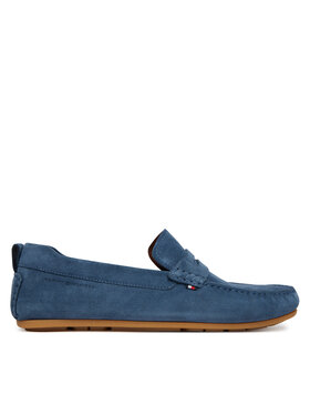 Tommy Hilfiger Μοκασίνια Tommy Hilfiger Core Hilfiegr Suede Driver FM0FM05789 Μπλε