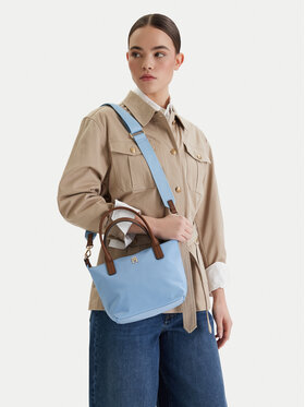 Tommy Hilfiger Bolso Tommy Hilfiger Popette Mini Tote AW0AW17709 Celeste