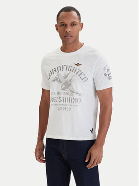 Aeronautica Militare Aeronautica Militare Camiseta 261TS2525UJ00686 Blanco Regular Fit