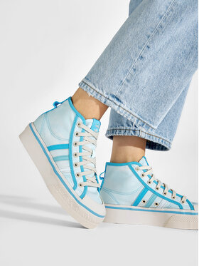 adidas Кеди adidas Nizza Platform Mid GX4604 Голубий